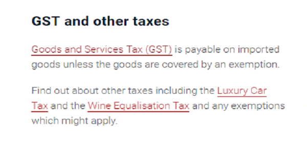 澳大利亞海運門到門-GST
